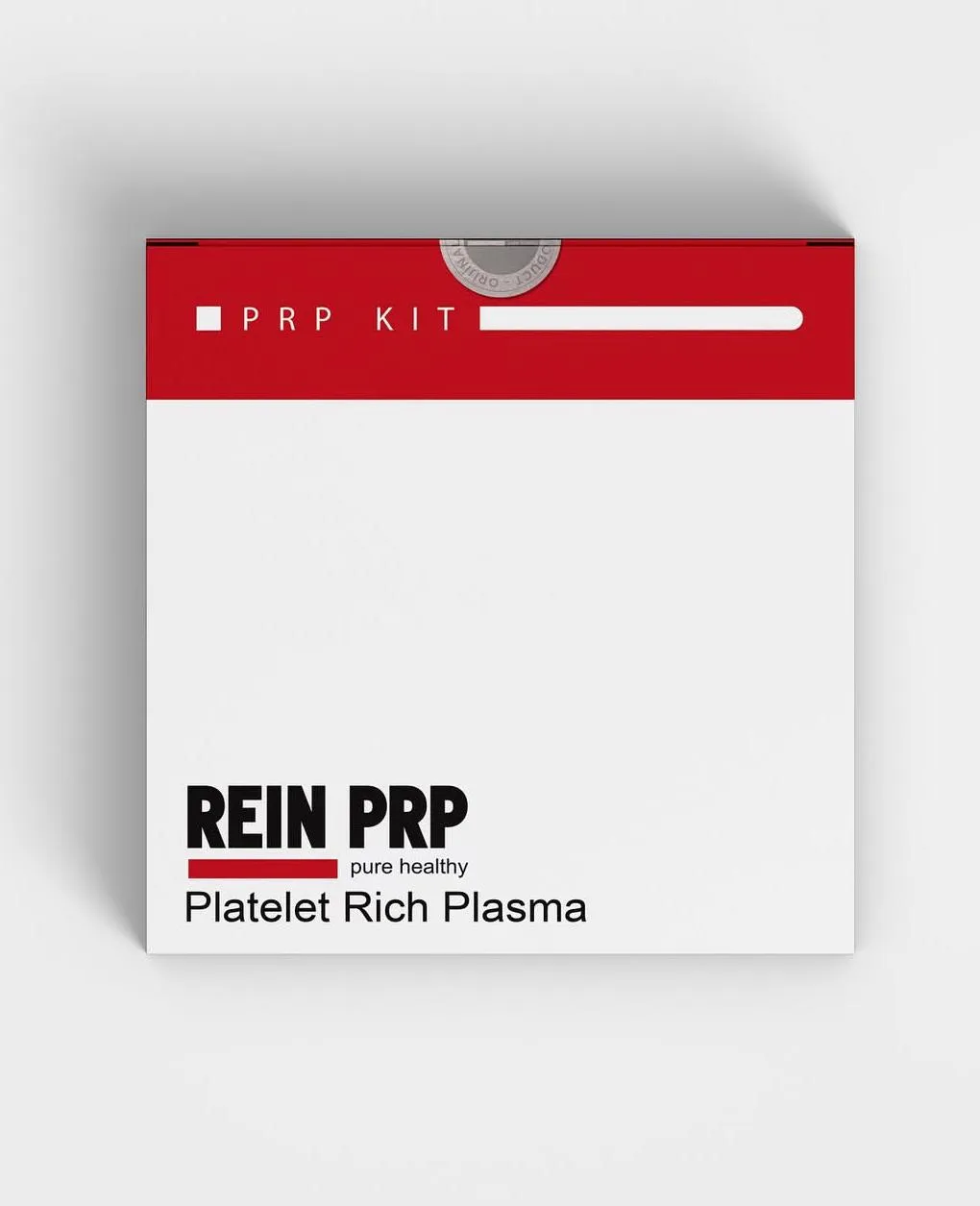 Rein PRP kit box showing CE Class IIB certification and medical grade packaging