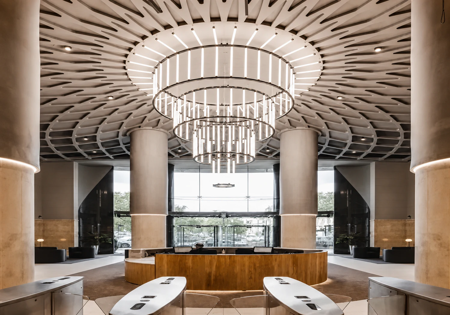 Reception at 33 Cavendish Square, home of PRP London Clinic