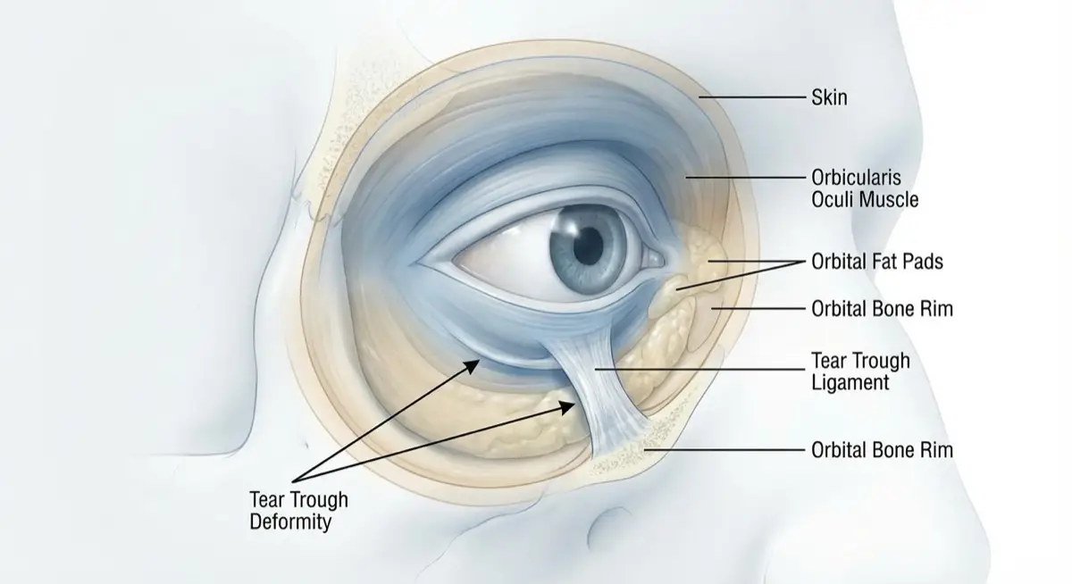 Under Eye Hollowing Tear Troughs Anatomy Grades Causes Guide